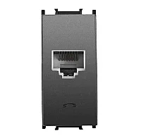 Thea WVTT14024DG-TR Panasonıc Modüler Füme Nümeris Altlık + Düğme/Kapak 1M (Poşet) - 1