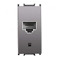 Thea WVTT14054AN-TR Panasonıc Modüler Antrasit Data Mekanizma + Kapak Cat 6E 1M (Poşet) - 1