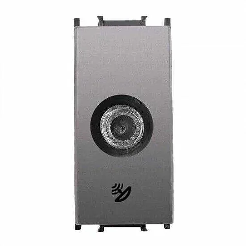 Thea WVTT14584AN-TR Panasonıc Modüler Antrasit F Konnekör Sonlu Altlık + Düğme/Kapak 1M (Poşet) - 1