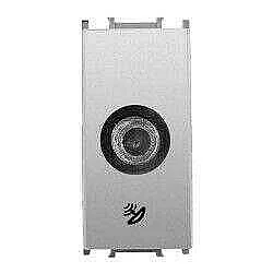 Thea WVTT14584MW-TR Panasonıc Modüler Met Beyaz F Konnekör Sonlu Altlık + Düğme/Kapak 1M (Poşet) - 1