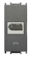 Thea WVTT14604AN-TR Panasonıc Modüler Antrasit Tv-Sat Altlık + Düğme/Kapak 1M Sonlu (Poşet) - 1