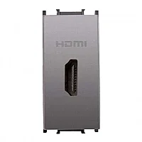 Thea WVTT14704AN-TR Panasonıc Modüler Antrasit Hdml Konnektör Altlık + Düğme/Kapak 1M (Poşet) - 1