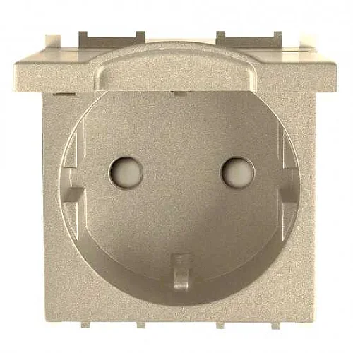 Thea WVTT22101DR-TR Panasonıc Modüler Dore Kapaklı Topraklı Priz Çocuk Korumalı Altlık + Düğme/Kapak 2M (Poşet) - 1