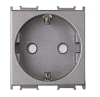 Thea WVTT22121AN-TR Panasonıc Modüler Antrasit Topraklı Priz Çocuk Korumalı Altlık + Düğme/Kapak 2M (Poşet) - 1