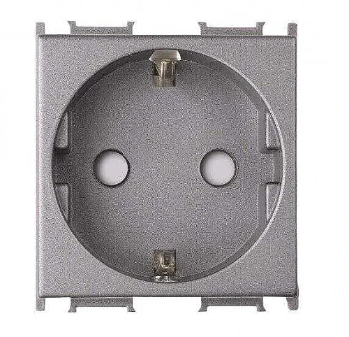 Thea WVTT22121AN-TR Panasonıc Modüler Antrasit Topraklı Priz Çocuk Korumalı Altlık + Düğme/Kapak 2M (Poşet) - 1