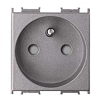 Thea WVTT22131AN-TR Panasonıc Modüler Antrasit Ups Topraklı Priz Çocuk Korumalı Altlık + Düğme/Kapak 2M (Poşet) - 1