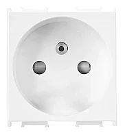 Thea WVTT22131WH-TR Panasonıc Modüler Opak Beyaz Ups Topraklı Priz Çocuk Korumalı Altlık + Düğme/Kapak 2M (Poşet) - 1