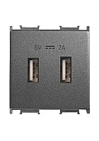 Thea WVTT22314DG-TR Panasonıc Modüler Füme Usb Priz Alt + D/K 2M 5V-2A (Poşet) - 1