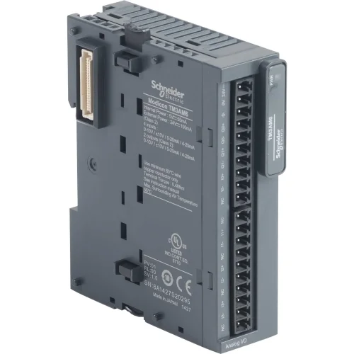 Schneider Electric TM3AM6 TM3 Genişleme Modülleri Analog Genişleme Modülleri 12 Bit Giriş / 12Bit Çıkış Analog Giriş / Çıkış 4 Giriş/ 2 Çıkış (4-20 mA, 0-20 mA, 0-10V) - 1