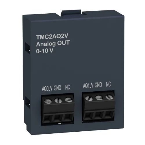 Schneider Electric TMC2AQ2V TM3 Modülleri Kartuş Genişleme Modülleri 12 bit Analog Çıkış 2 Çıkış (0-10 V) - 1