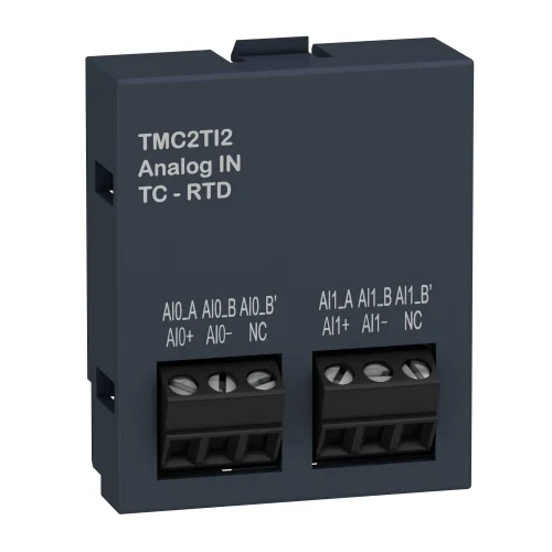 Schneider Electric TMC2TI2 TM3 Modülleri Kartuş Genişleme Modülleri 14 bit Analog Giriş (Sıcaklık) * - 1