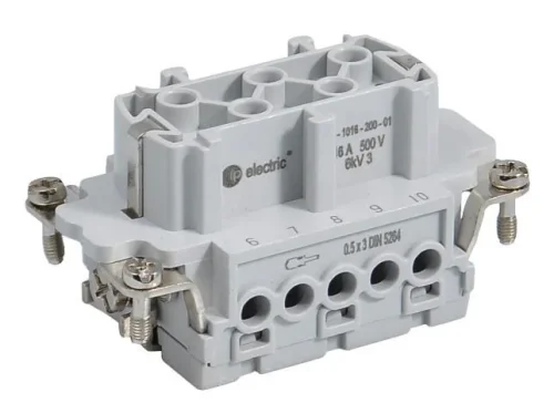 TP Electric 24-0616-200-01 Vidalı Bağlantı 6x16A Priz Çekirdek (1-6) - 1