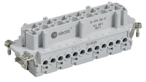 TP Electric 24-2416-200-01 Vidalı Bağlantı 24x16A Priz Çekirdek (1-24) - 1