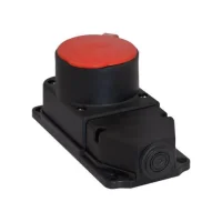 TP Electric 3104-306-0300 Vidalı Bağlantı 25A Kauçuk Duvar Prizi Siyah - 1