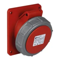 TP Electric 3106-309-1600 Vidalı Bağlantı IP67 5x16A CEE Norm Eğik Makine Prizi - 1