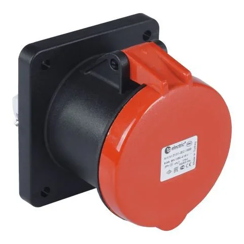 TP Electric 3131-322-1699 Vidalı Bağlantı IP44 4x63A Makine Prizi - 1