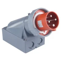 TP Electric 3132-312-1600 Vidalı Bağlantı IP67 4x63A Duvar Fişi - 1