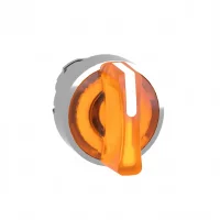 Schneider Electric ZB4BK1353 Turuncu Işıklı Mandal Buton Başlığı Ø22 3 Konumlu Sabit - 1