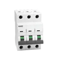 Viko 10VTB-3C10 C Tipi 10A 3 Fazlı 10kA Otomatik Sigorta - 1