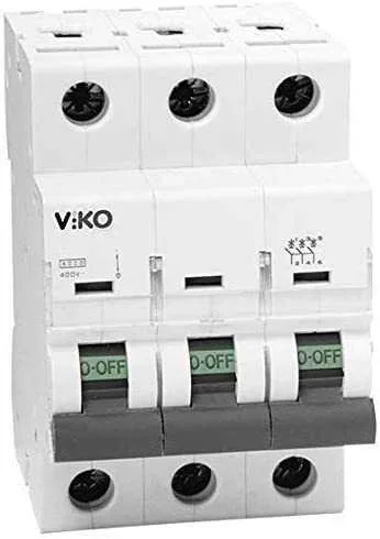 Viko 6VTB-3C100 3x100A 6kA C Tipi Otomatik Sigorta - 1