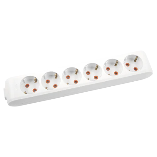 Viko 90113600 6'lı Grup Priz Topraklı Klemensli Beyaz Çocuk Korumalı - 1