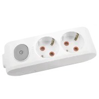 Viko 90117200 2'li Grup Priz Anahtarlı Topraklı Klemensli Beyaz Çocuk Korumalı - 1