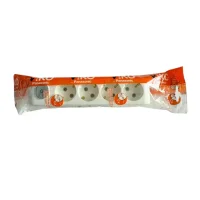 Viko 90117400 4'lü Grup Priz Anahtarlı Topraklı Klemensli Beyaz Çocuk Korumalı - VİKO (1)