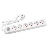 Viko 90119602 6'lı Grup Priz Anahtarlı Topraklı UPS 2 Metre Çocuk Korumalı - 1