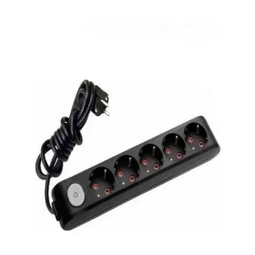 Viko 90137502 5'li Priz Anahtarlı Topraklı 2 Metre Çocuk Korumalı - 1