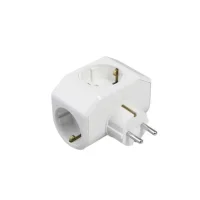 Viko 90303003 Plus Beyaz 3'lü Topraklı Priz - 1