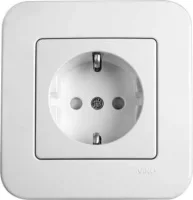 Viko 90440045 Linnera/Rollina Beyaz UPS Priz - Çerçevesiz - 1