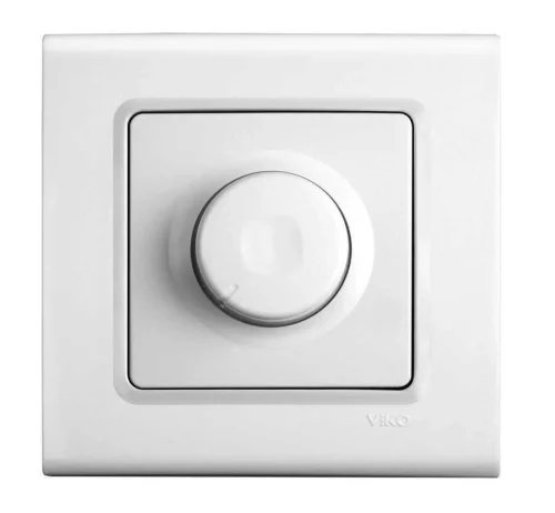Viko 90440047 Linnera/Rollina Beyaz R Dimmer R 40-600W Mekanizma+Düğme/Kapak - Çerçevesiz - 1