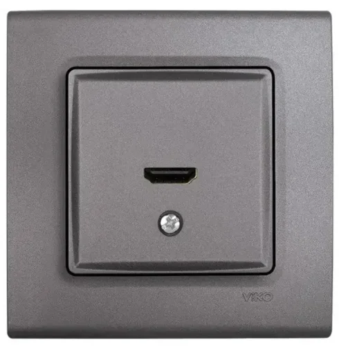 Viko 90442028 Linnera Life Granit Grisi Hdmi Konnektör Mekanizma Kapak - 1