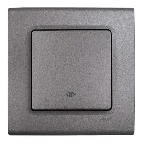Viko 90442031 Linnera Life Granit Grisi Permütatör Mekanizma + Düğme - Çerçevesiz - 1
