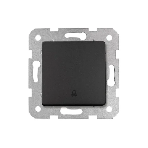 Viko 90444006 Linnera Life Gece Siyahı Zil Anahtarı - Çerçevesiz - 1