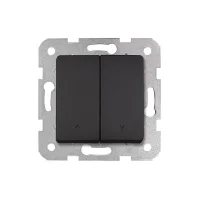 Viko 90444016 Linnera Life Gece Siyahı Jaluzi Kumanda Anahtarı - Çerçevesiz - 1