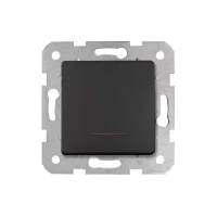 Viko 90444019 Linnera Life Gece Siyahı Işıklı Anahtar Mekanizma - Çerçevesiz - 1