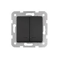 Viko 90444050 Linnera Life Gece Siyahı Işıklı Komütatör - Çerçevesiz - 1