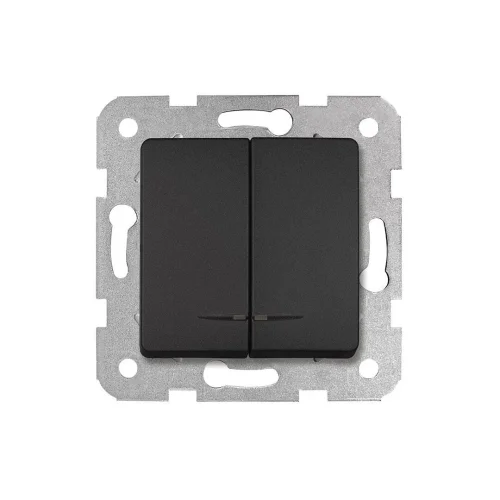 Viko 90444050 Linnera Life Gece Siyahı Işıklı Komütatör - Çerçevesiz - 1