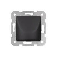 Viko 90444077 Linnera Life Gece Siyahı Kablo Çıkış Kapağı - Çerçevesiz - 1