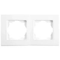 Viko 90480002 Linnera Beyaz İkili Çerçeve Yatay - 1