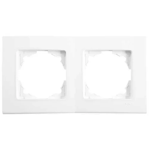 Viko 90480002 Linnera Beyaz İkili Çerçeve Yatay - 1
