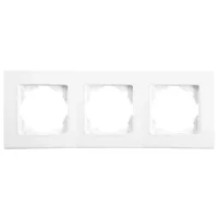 Viko 90480003 Linnera Beyaz Üçlü Çerçeve Yatay - 1