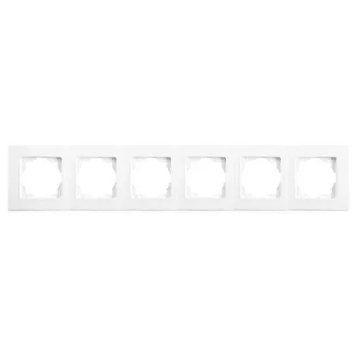 Viko 90480006 Linnera Beyaz Altılı Çerçeve Yatay - 1