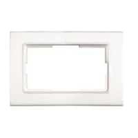 Viko 90480007 Linnera Beyaz İkili Priz Çerçeve - 1