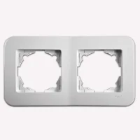 Viko 90480052 Rollina Beyaz İkili Çerçeve Yatay - 1