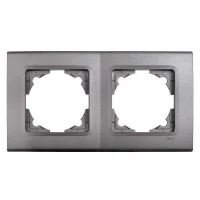 Viko 90482002 Linnera Life Granit Grisi İkili Yatay Çerçeve - 1