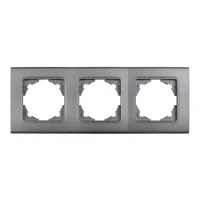 Viko 90482003 Linnera Life Granit Grisi Üçlü Çerçeve - 1