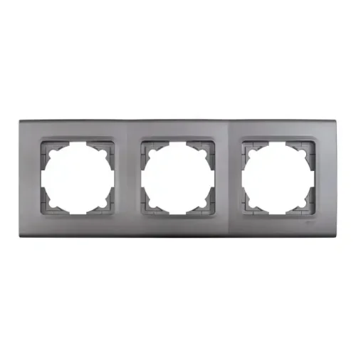 Viko 90482003 Linnera Life Granit Grisi Üçlü Çerçeve - 1