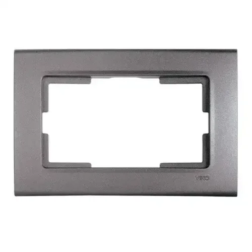 Viko 90482007 Linnera Life Granit Grisi İkili Priz Çerçeve - 1